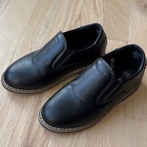 Cat & Jack Black Slip-On Dress Shoes